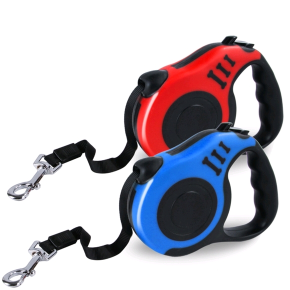 Blue and Black Retractable Dog Leash - Picture 3 of 10